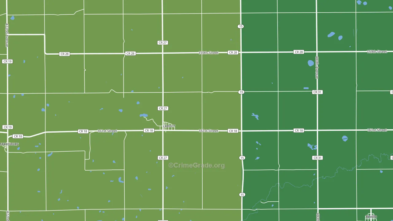 57246, SD Map of Vehicle Theft Rates