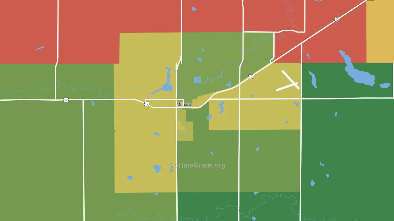 57252, SD Map of Vehicle Theft Rates