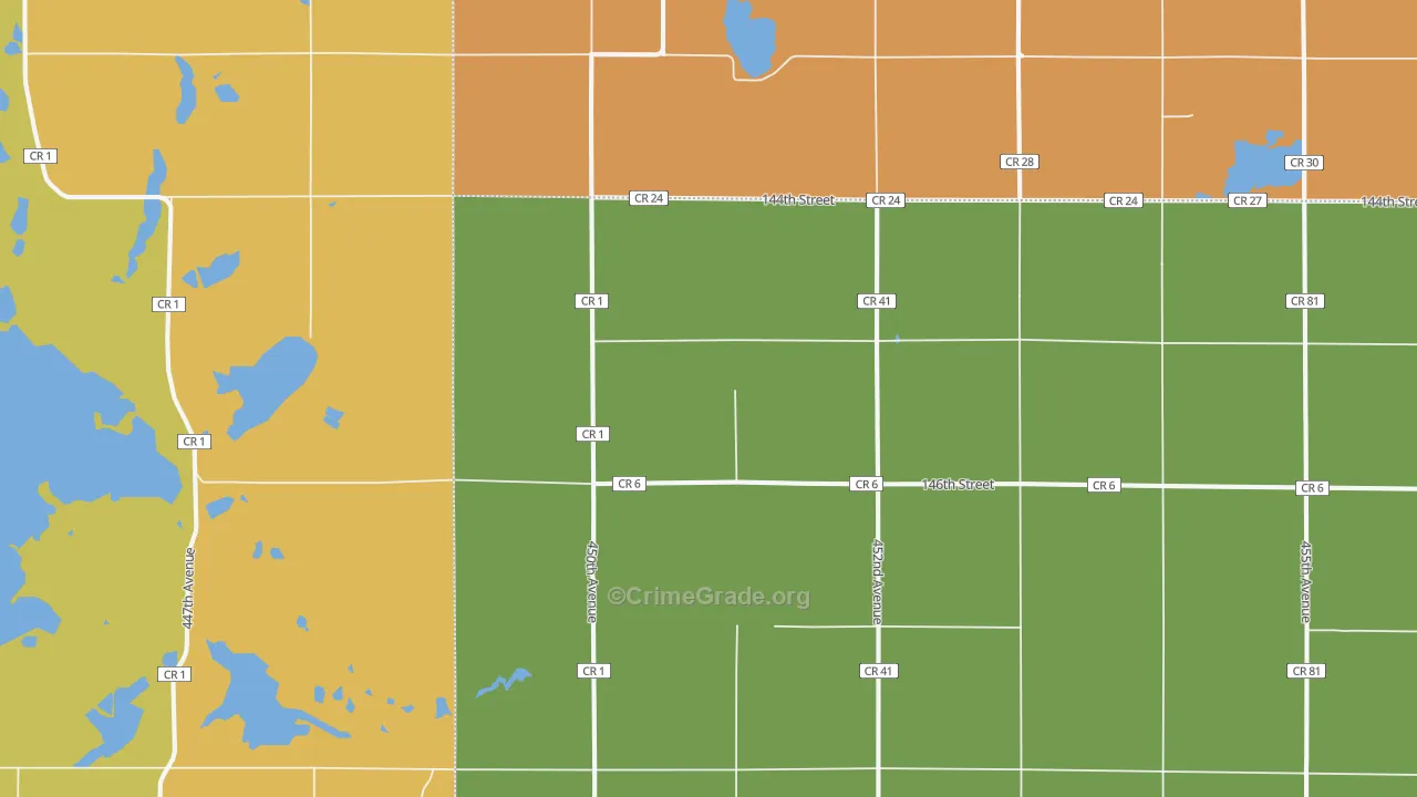 57256, SD Map of Vehicle Theft Rates