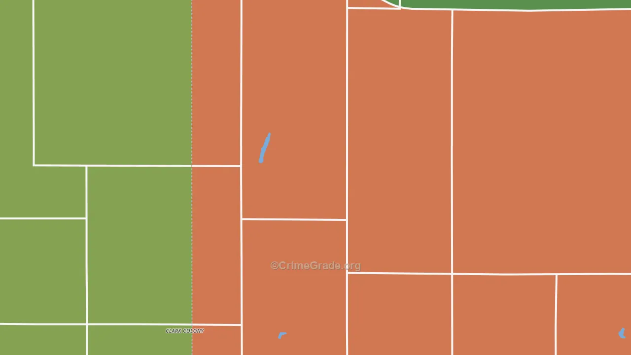 57258, SD Map of Vehicle Theft Rates