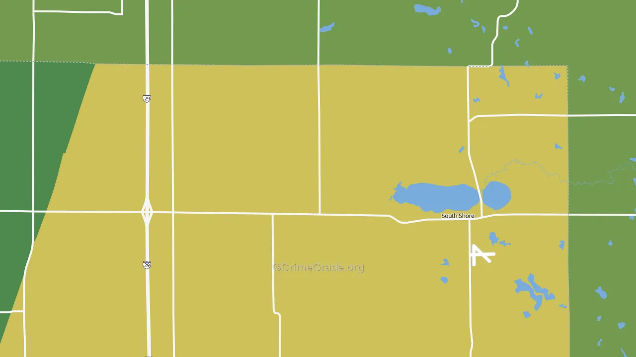 57263, SD Map of Vehicle Theft Rates
