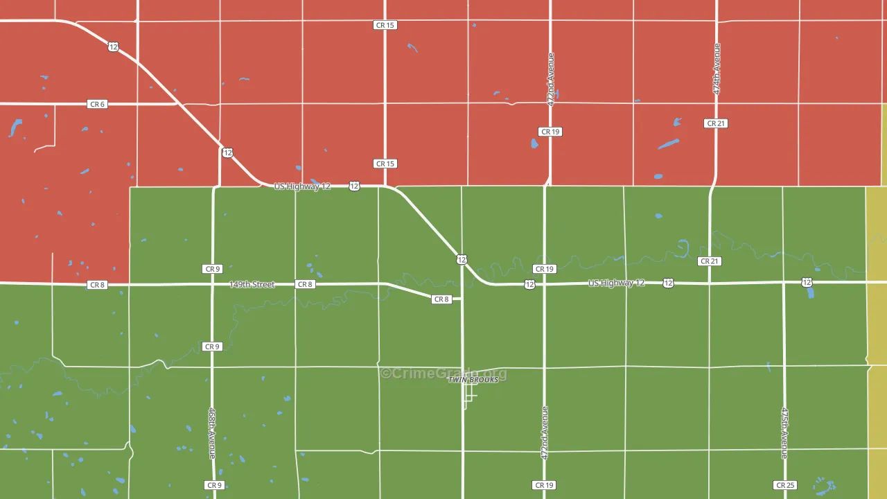 57269, SD Map of Vehicle Theft Rates