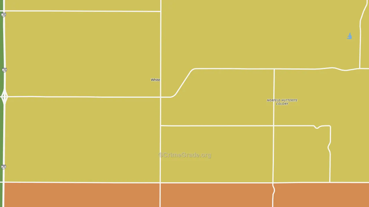 57276, SD Map of Vehicle Theft Rates