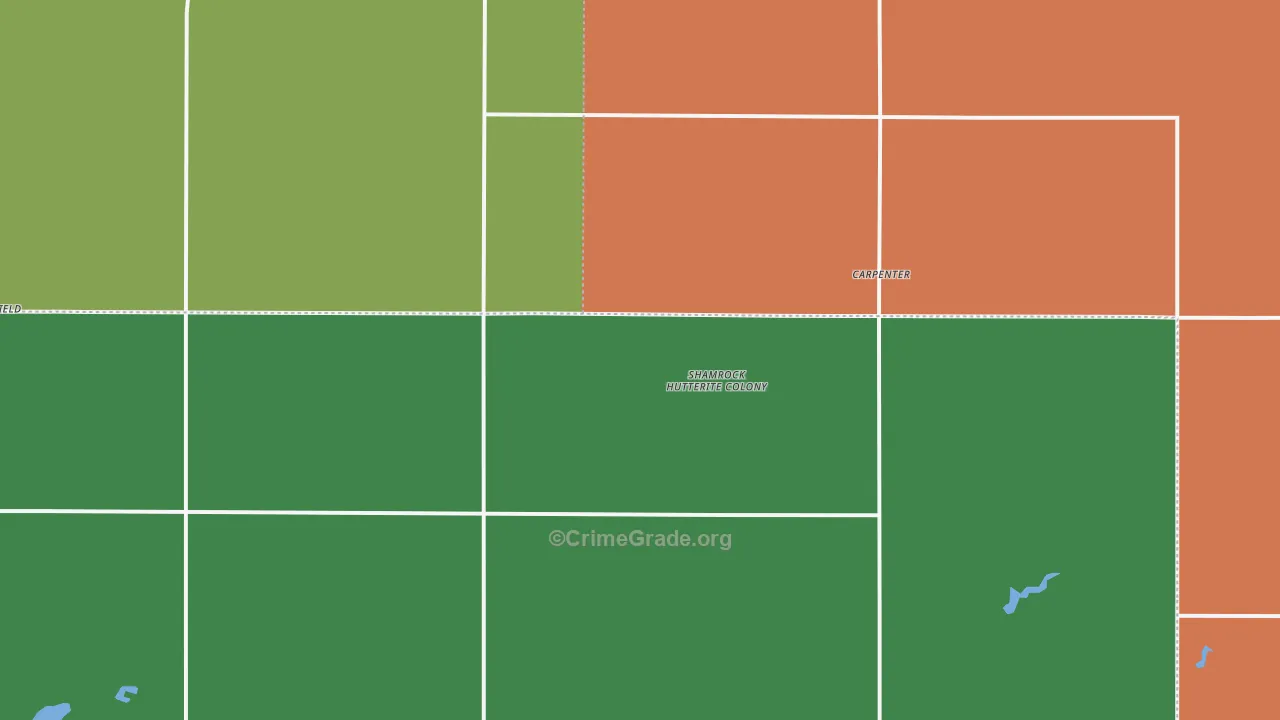 57322, SD Map of Vehicle Theft Rates