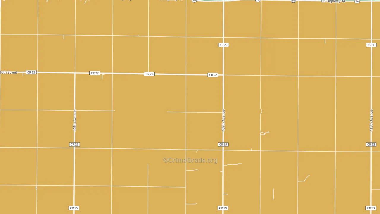 57324, SD Map of Vehicle Theft Rates