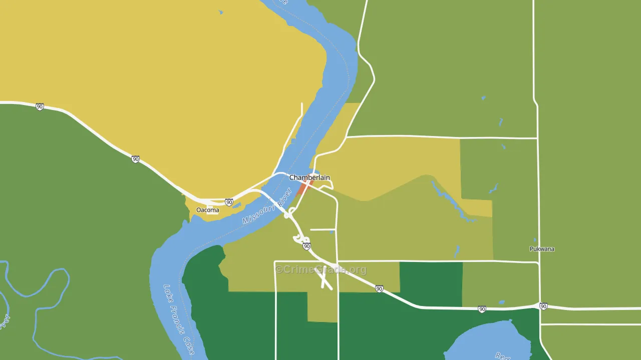 57325, SD Map of Vehicle Theft Rates
