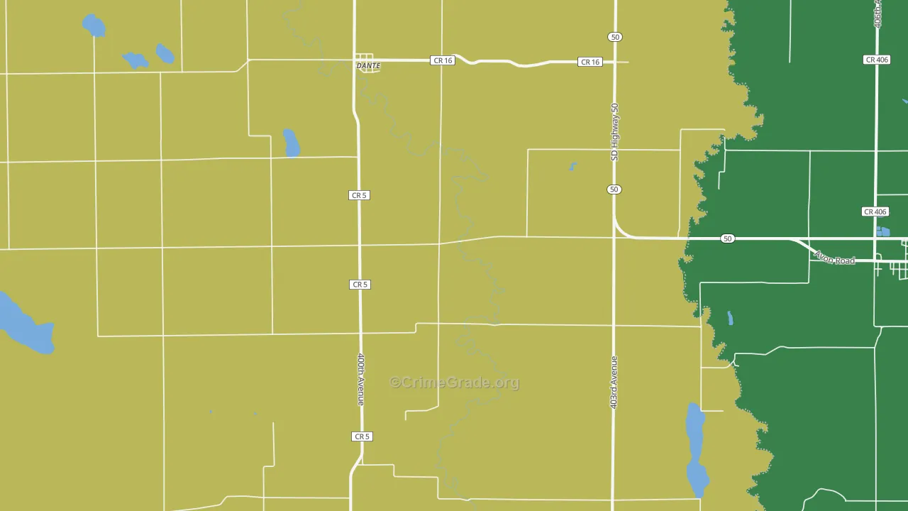 57329, SD Map of Vehicle Theft Rates