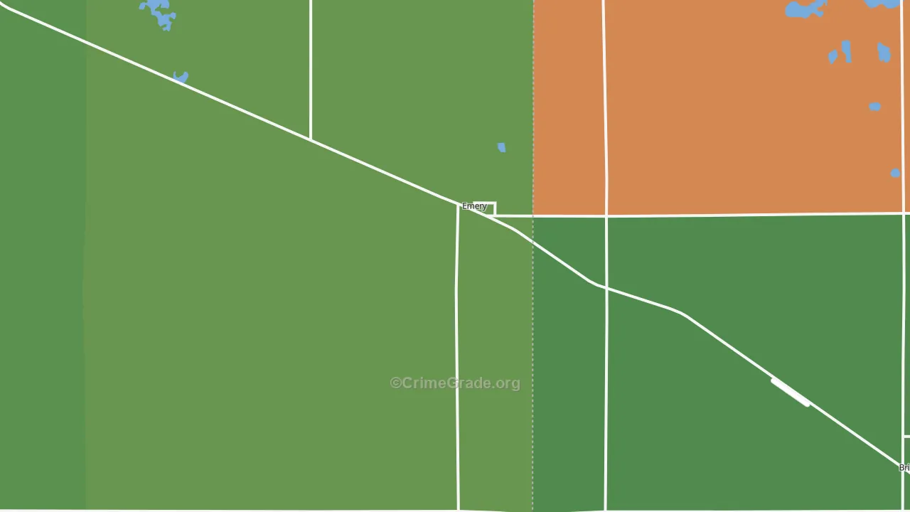 57332, SD Map of Vehicle Theft Rates