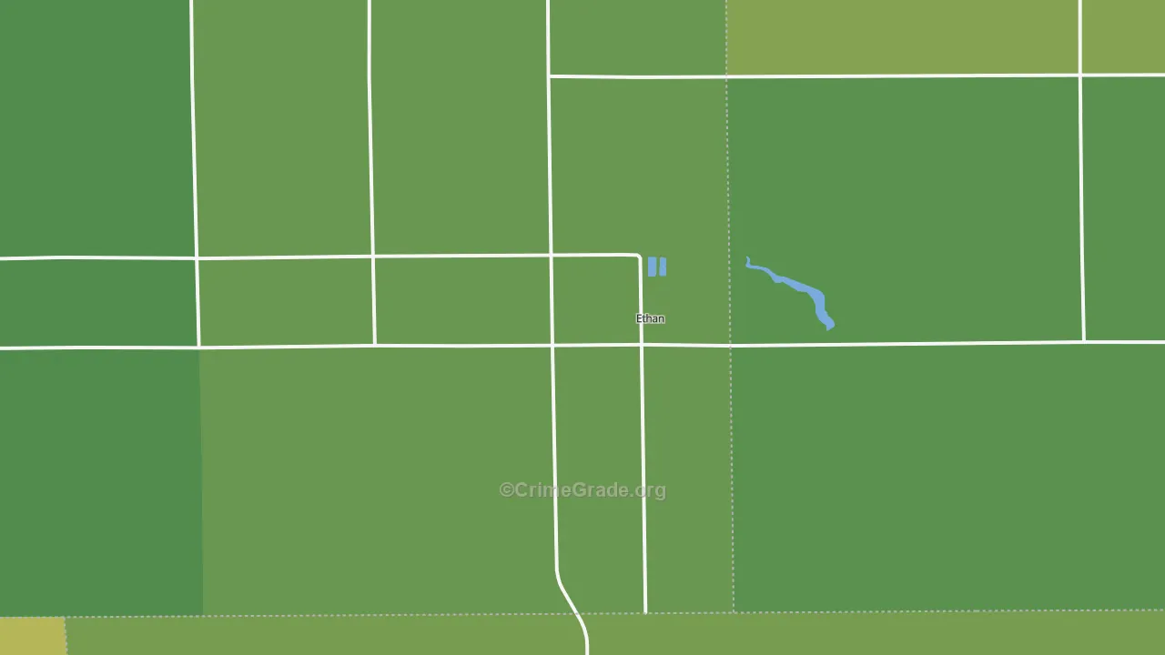 57334, SD Map of Vehicle Theft Rates