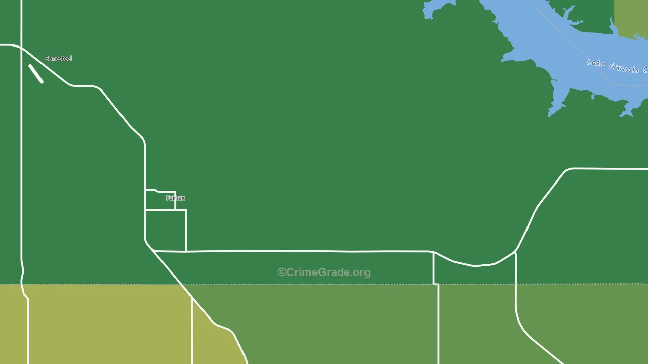 57335, SD Map of Vehicle Theft Rates