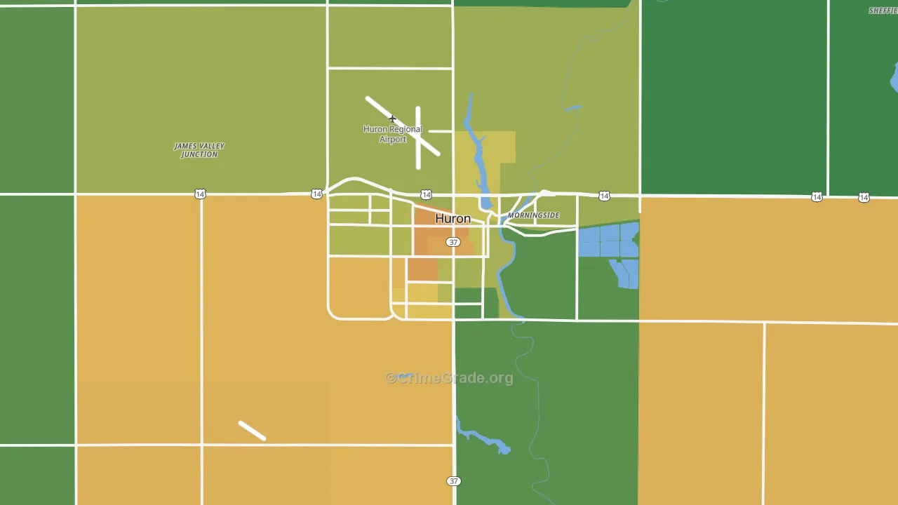 57350, SD Map of Vehicle Theft Rates