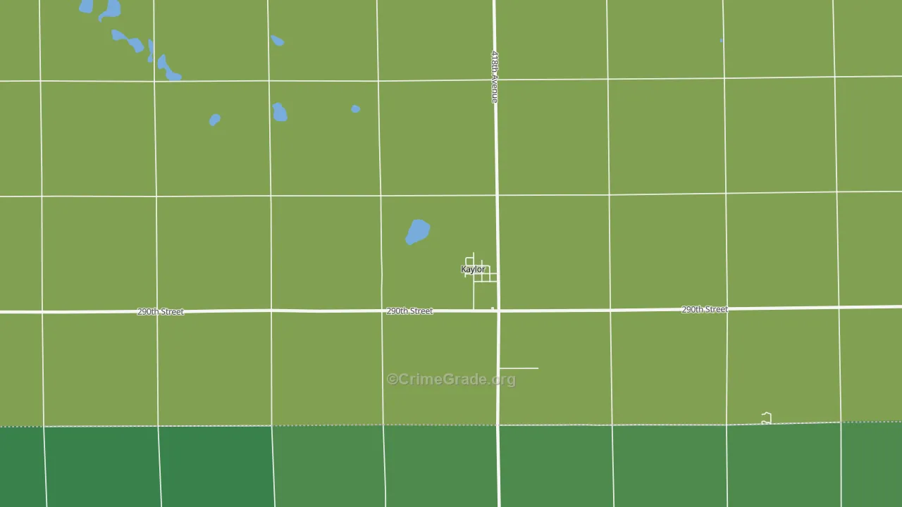 57354, SD Map of Vehicle Theft Rates