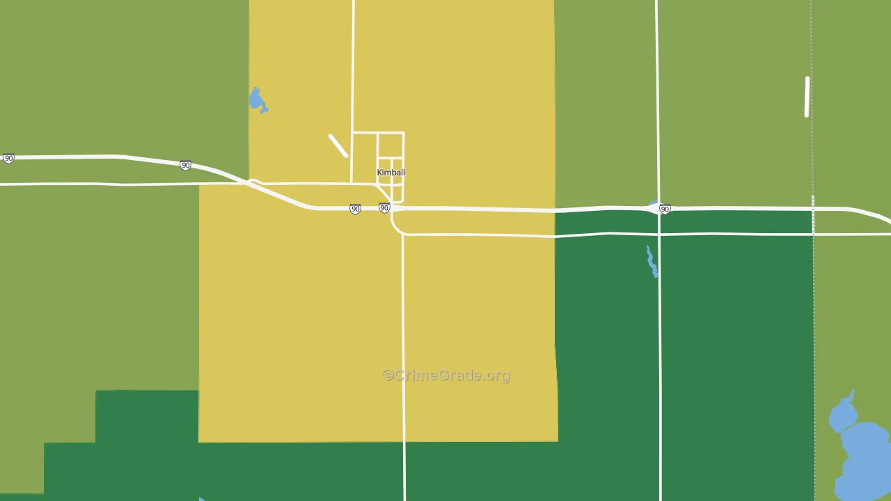 57355, SD Map of Vehicle Theft Rates