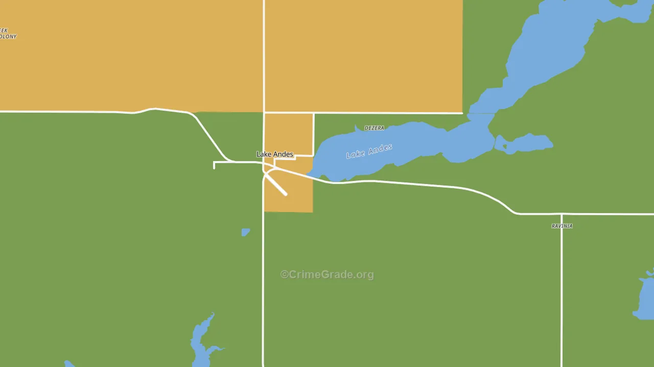 57356, SD Map of Vehicle Theft Rates