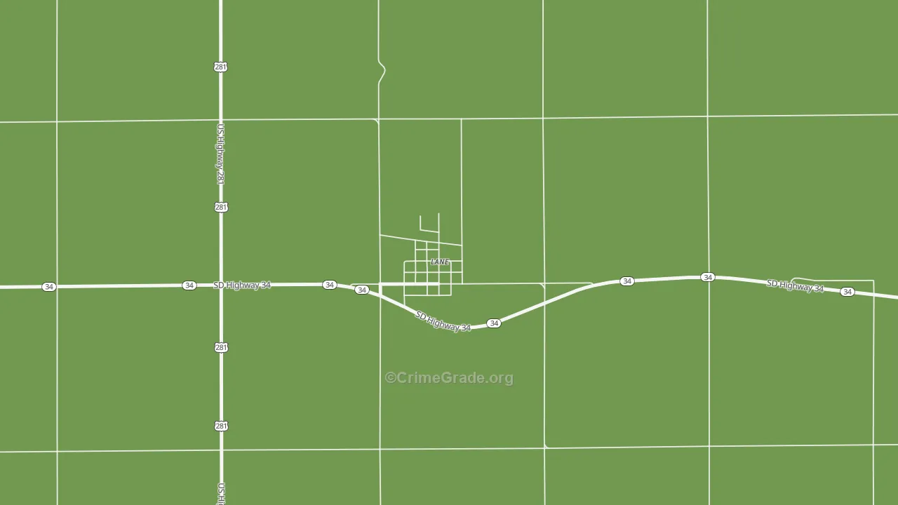 57358, SD Map of Vehicle Theft Rates