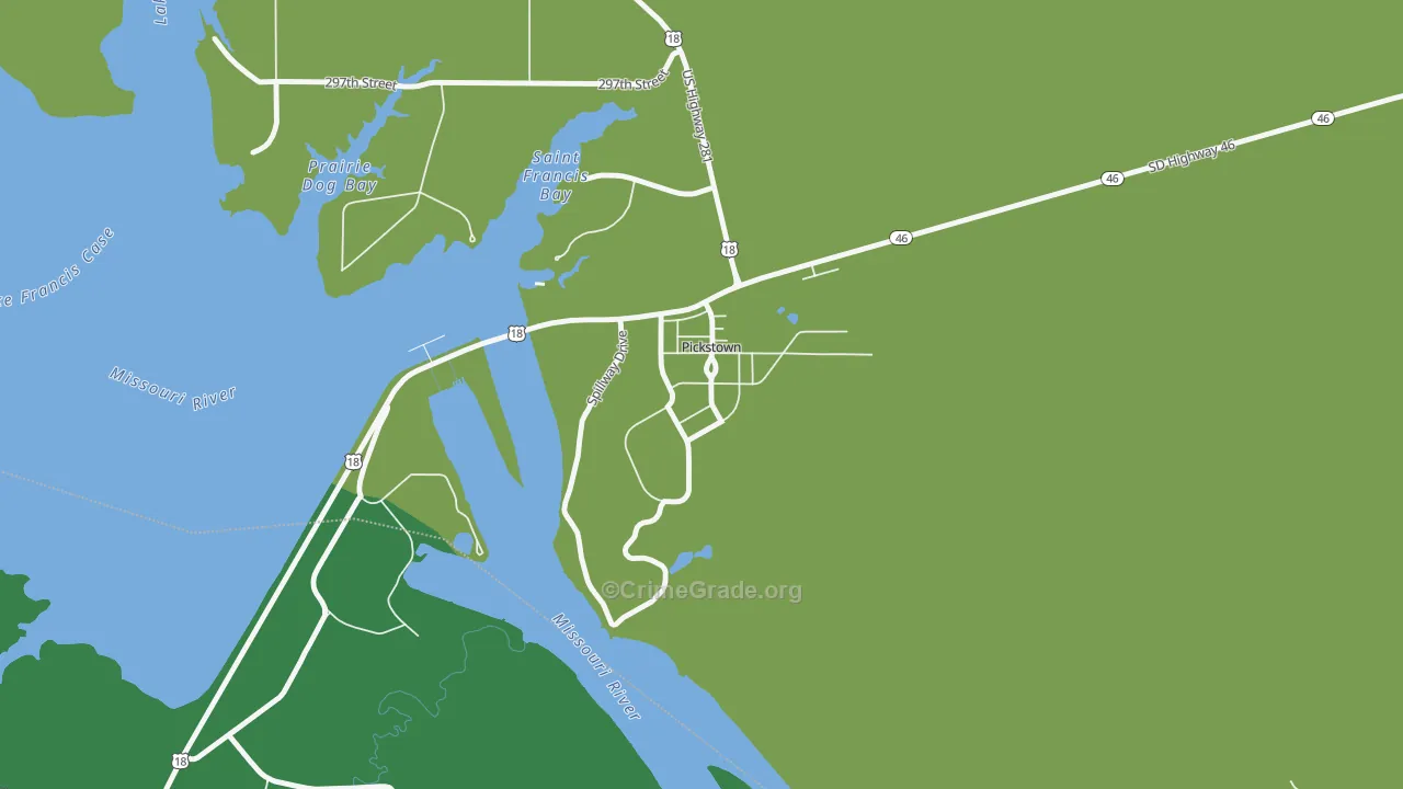 57367, SD Map of Vehicle Theft Rates