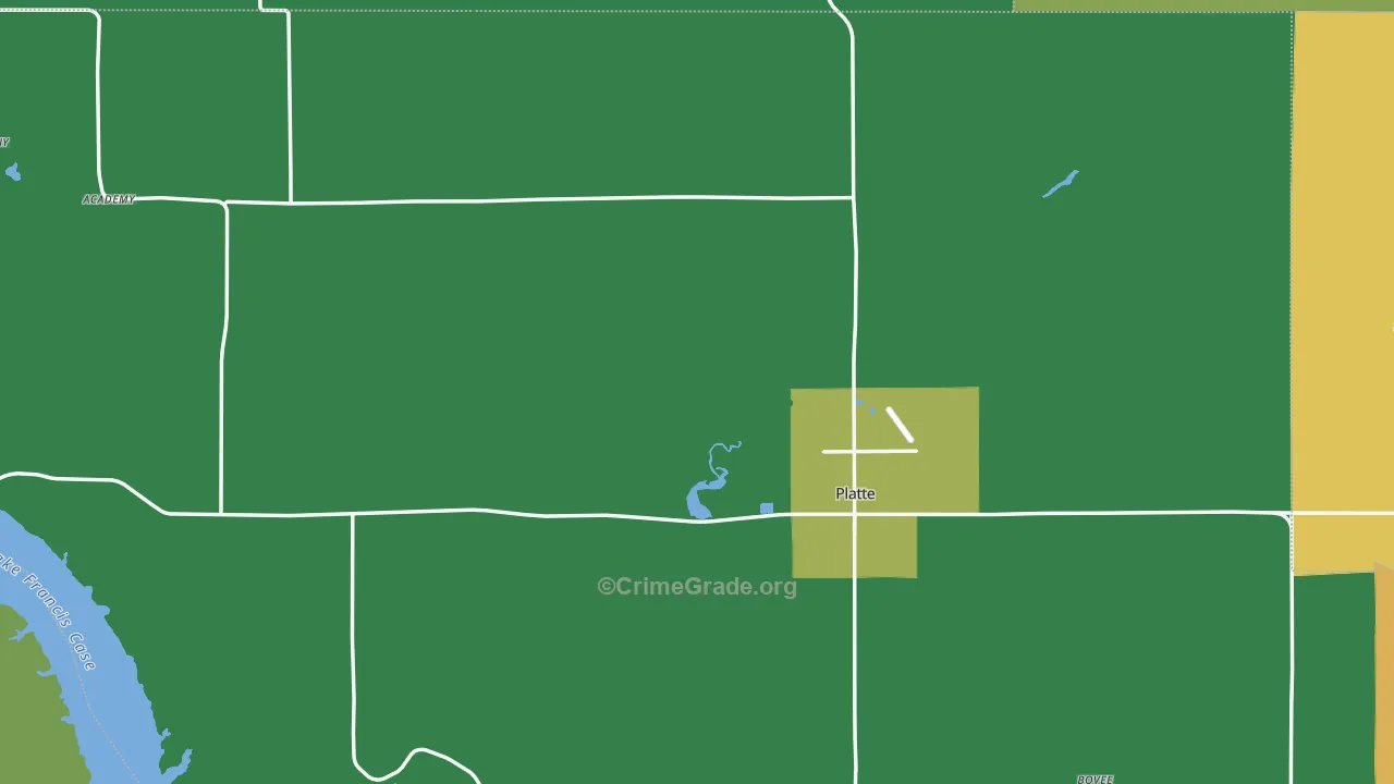 57369, SD Map of Vehicle Theft Rates