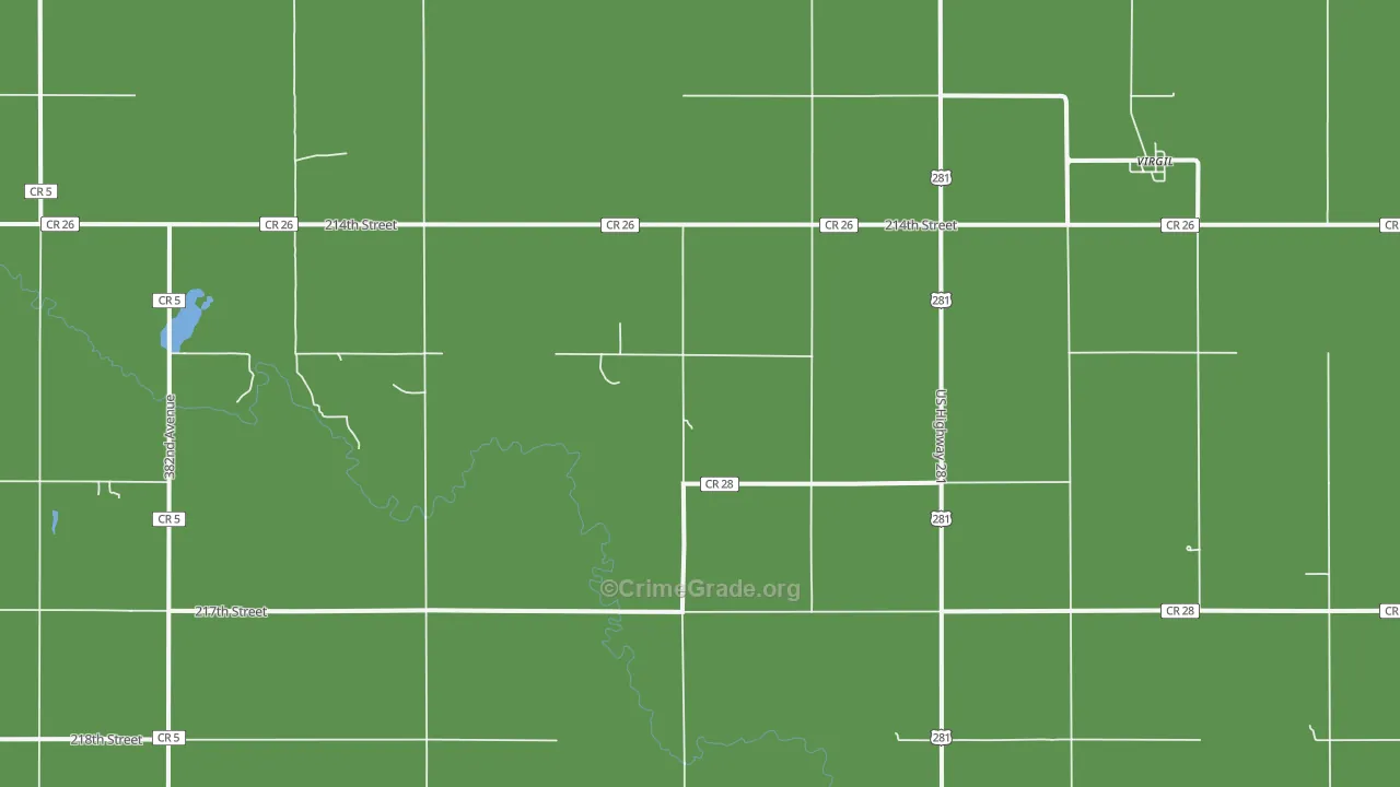 57379, SD Map of Vehicle Theft Rates