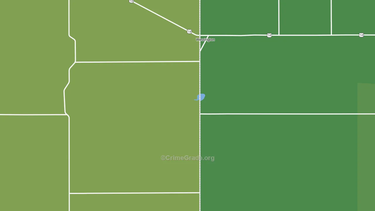 57381, SD Map of Vehicle Theft Rates