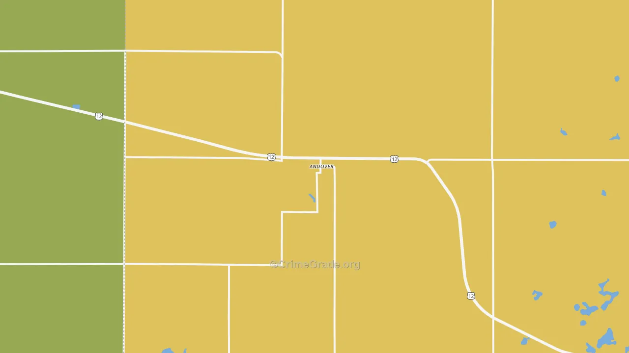 57422, SD Map of Vehicle Theft Rates