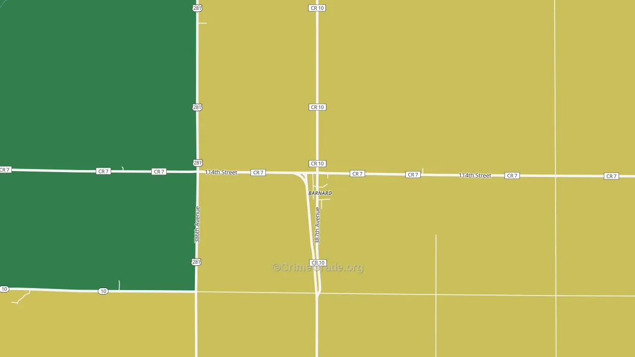 57426, SD Map of Vehicle Theft Rates
