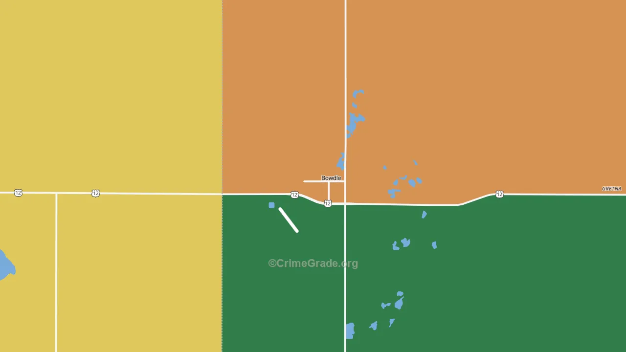 57428, SD Map of Vehicle Theft Rates