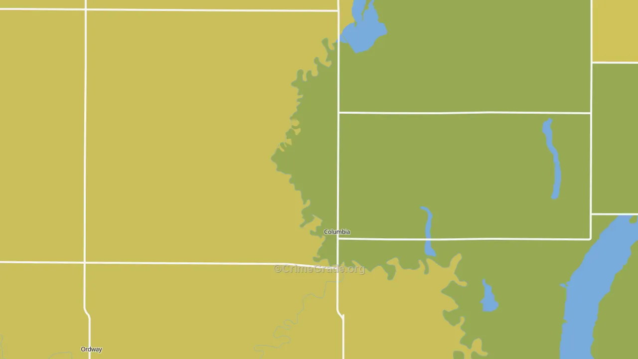57433, SD Map of Vehicle Theft Rates