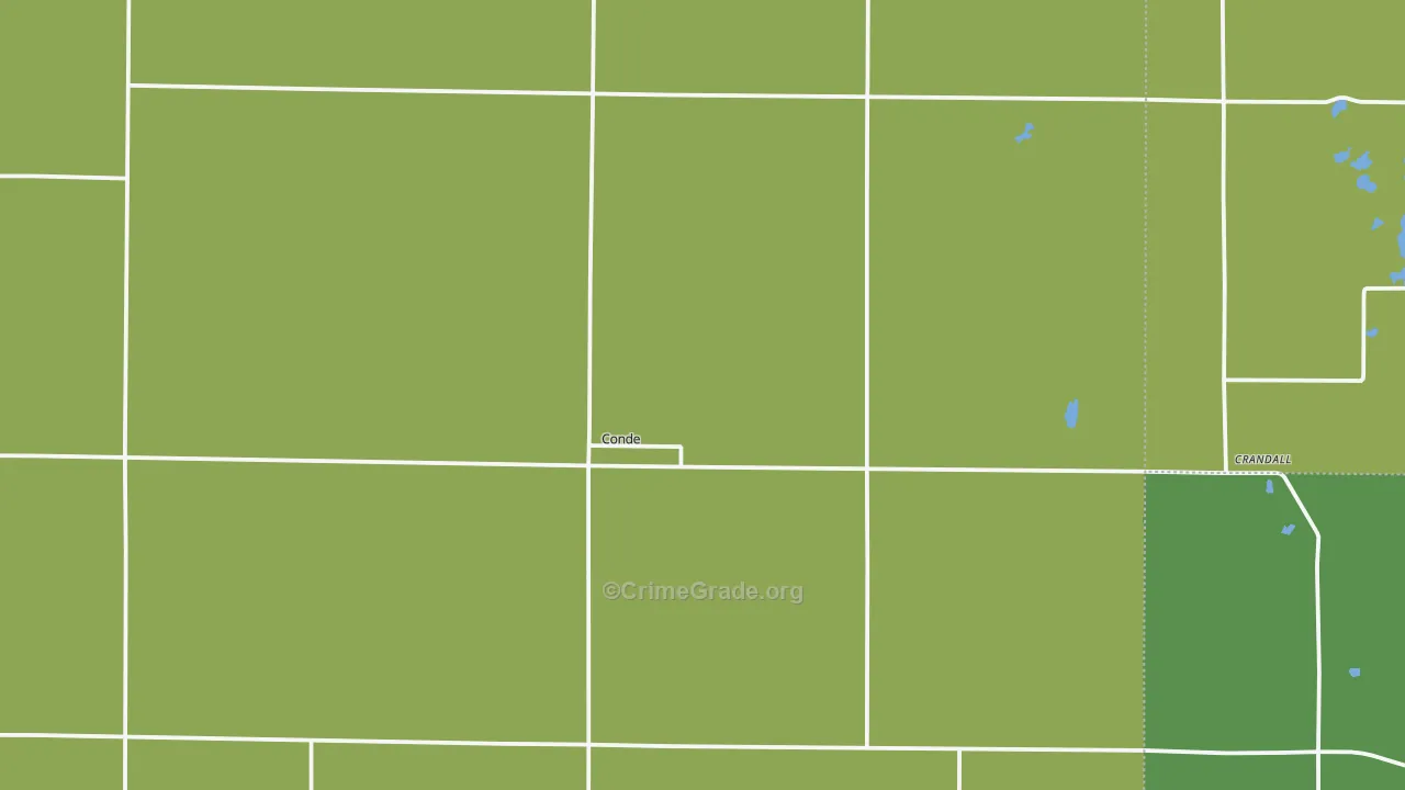 57434, SD Map of Vehicle Theft Rates