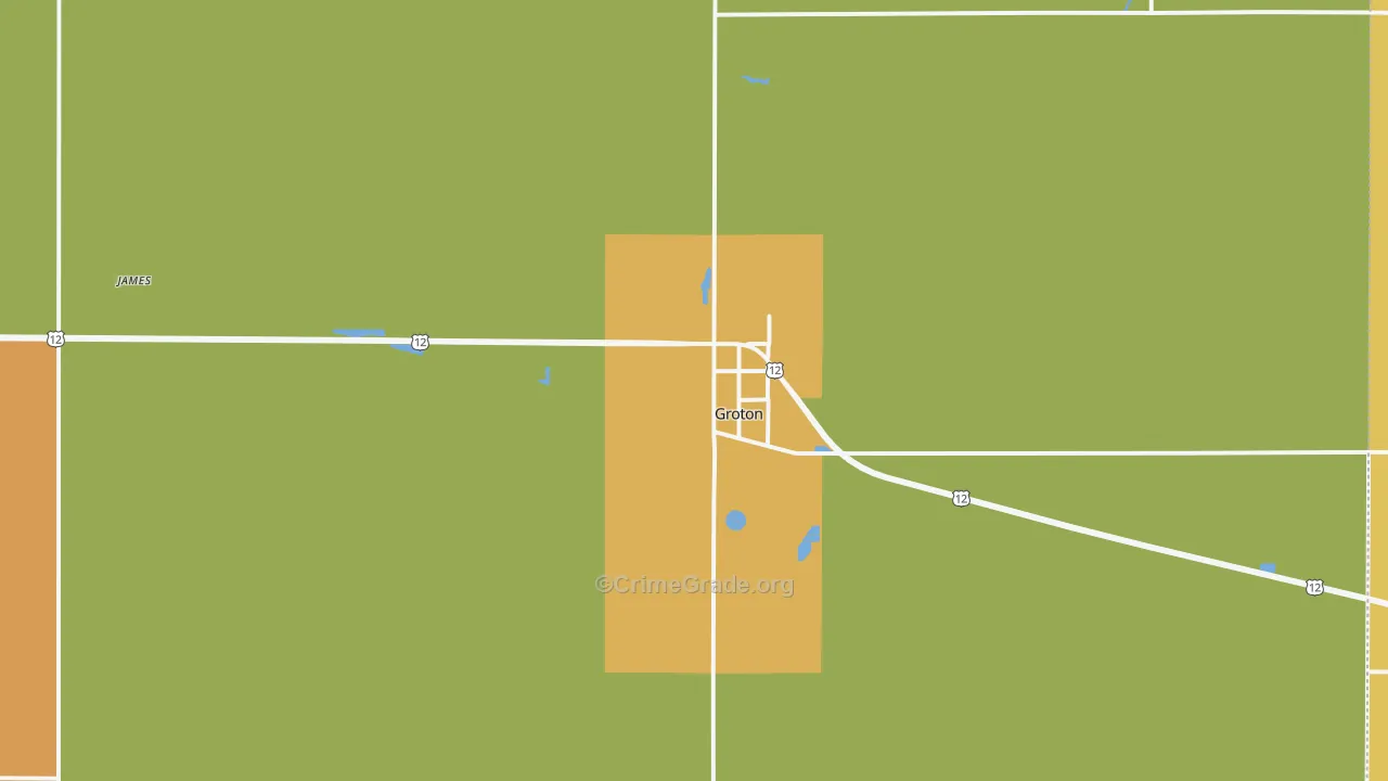 57445, SD Map of Vehicle Theft Rates