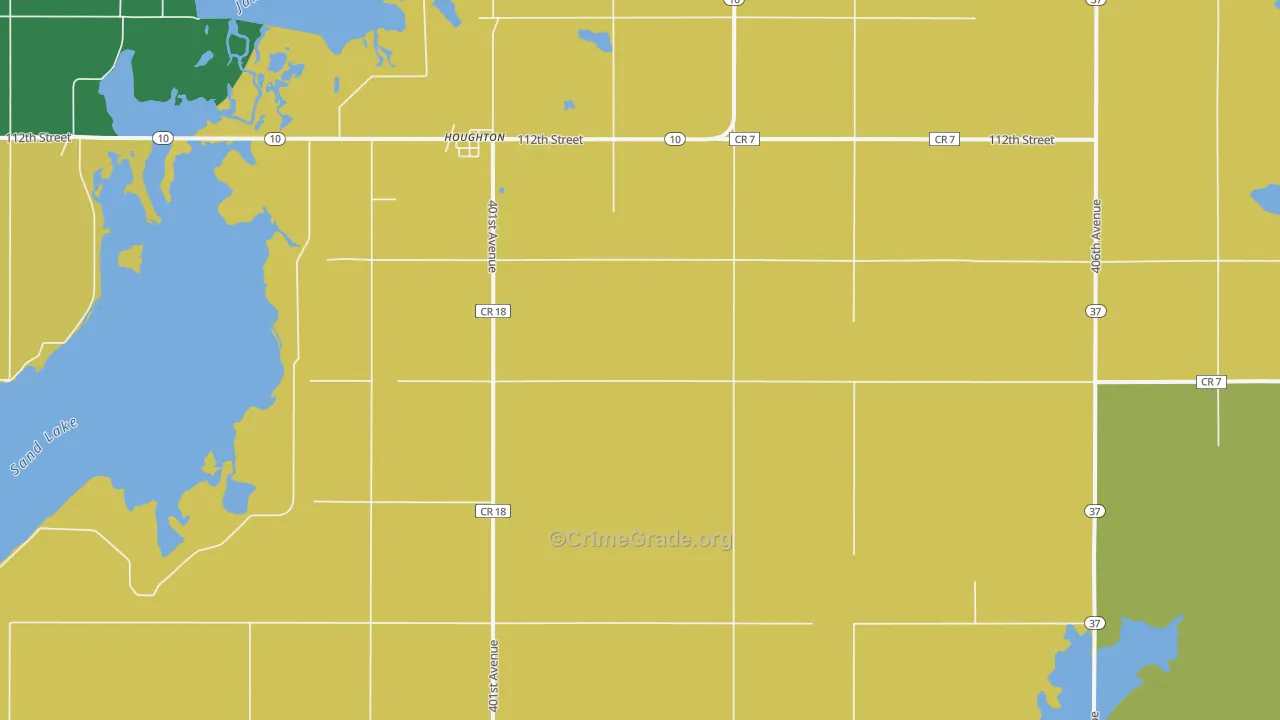 57449, SD Map of Vehicle Theft Rates
