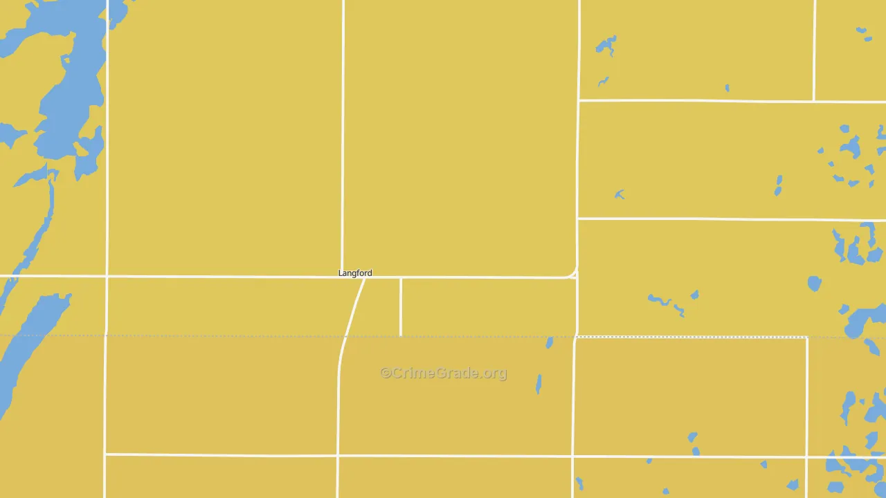 57454, SD Map of Vehicle Theft Rates