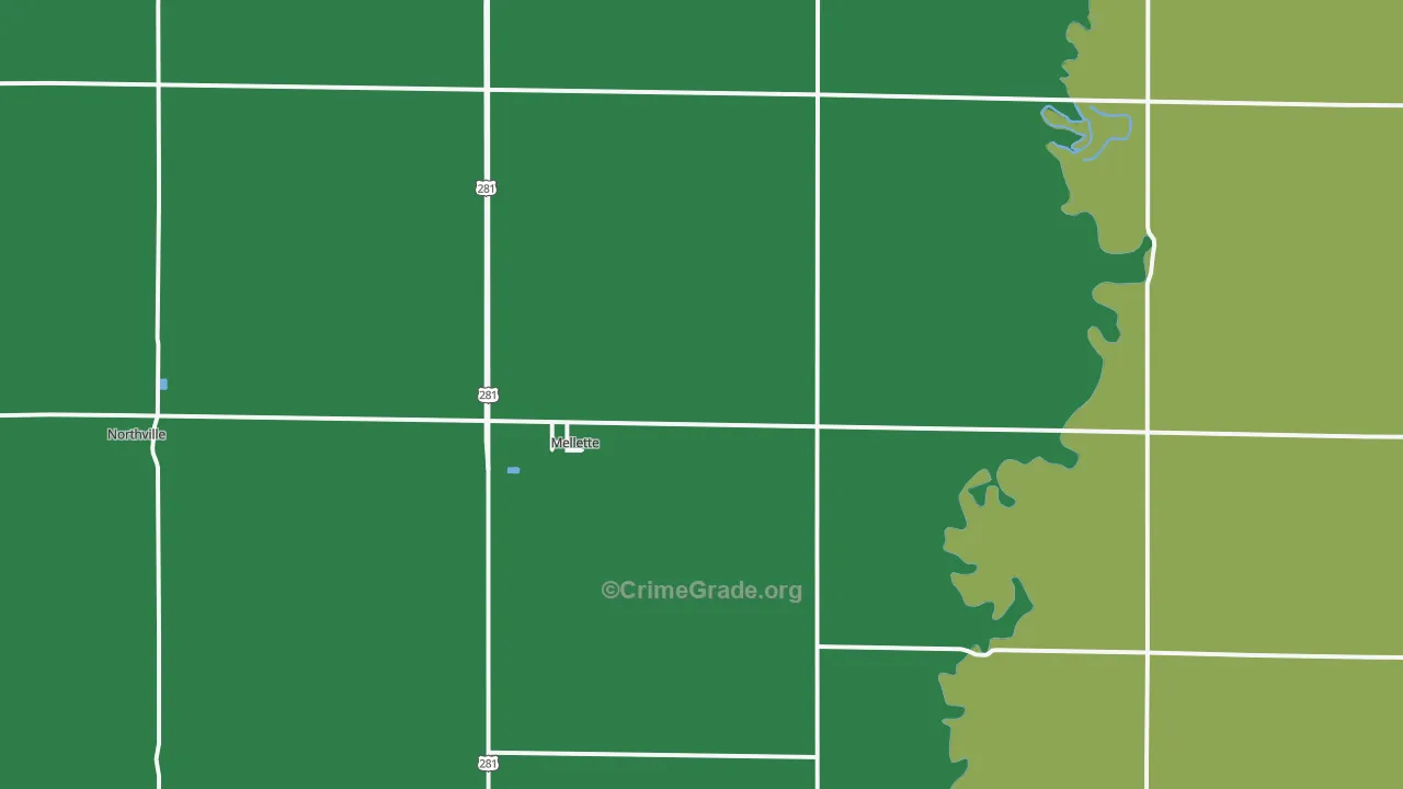57461, SD Map of Vehicle Theft Rates