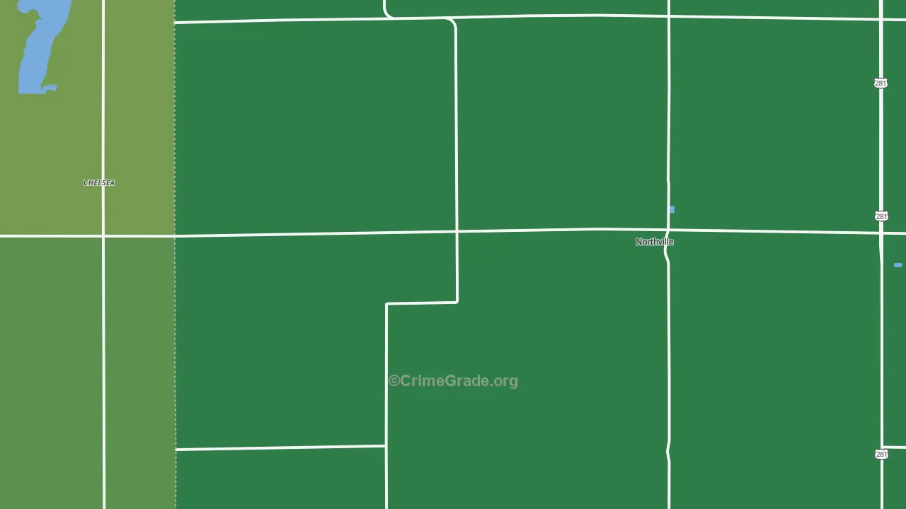 57465, SD Map of Vehicle Theft Rates