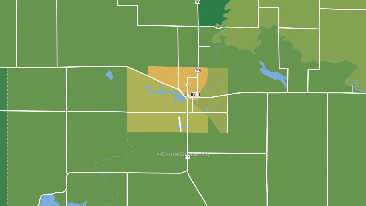 57469, SD Map of Vehicle Theft Rates