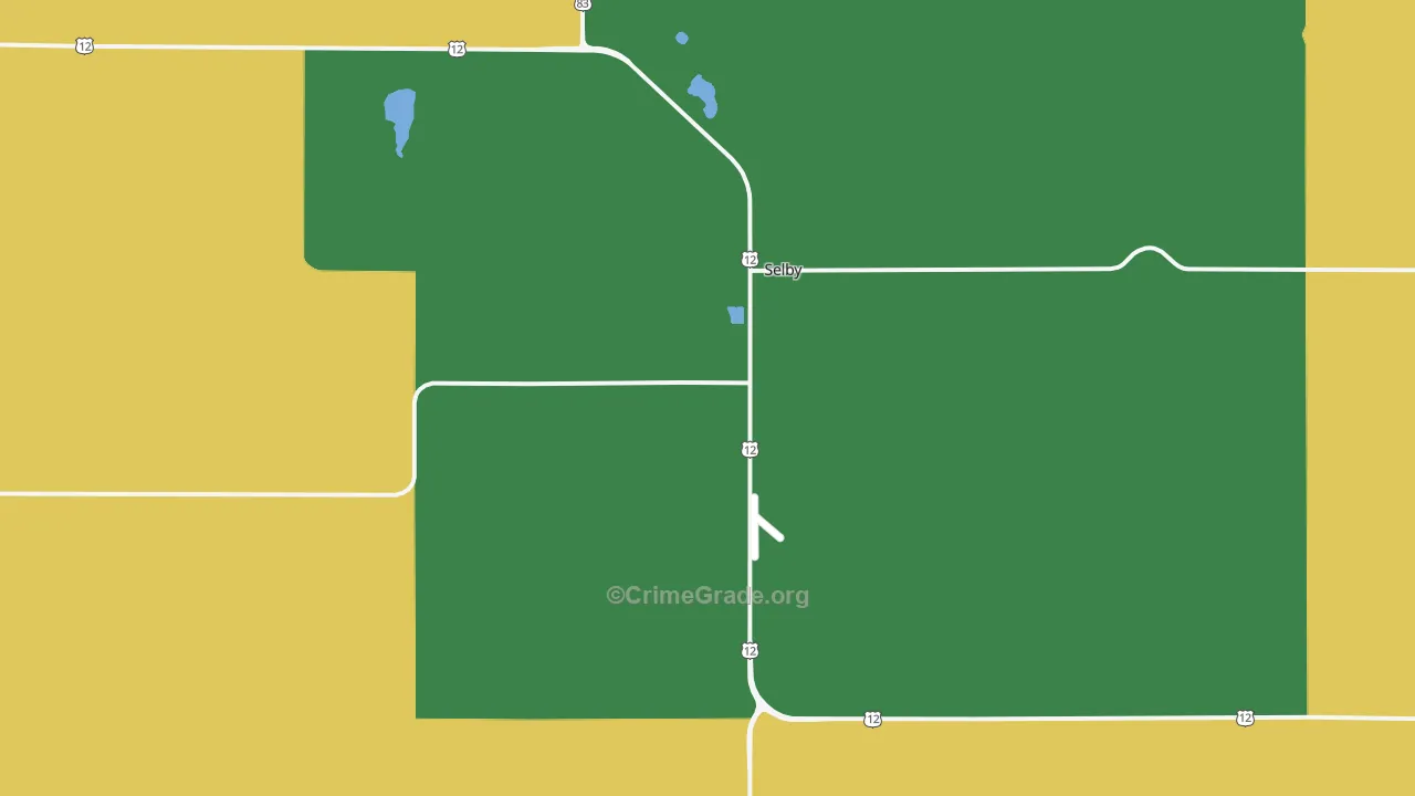 57472, SD Map of Vehicle Theft Rates