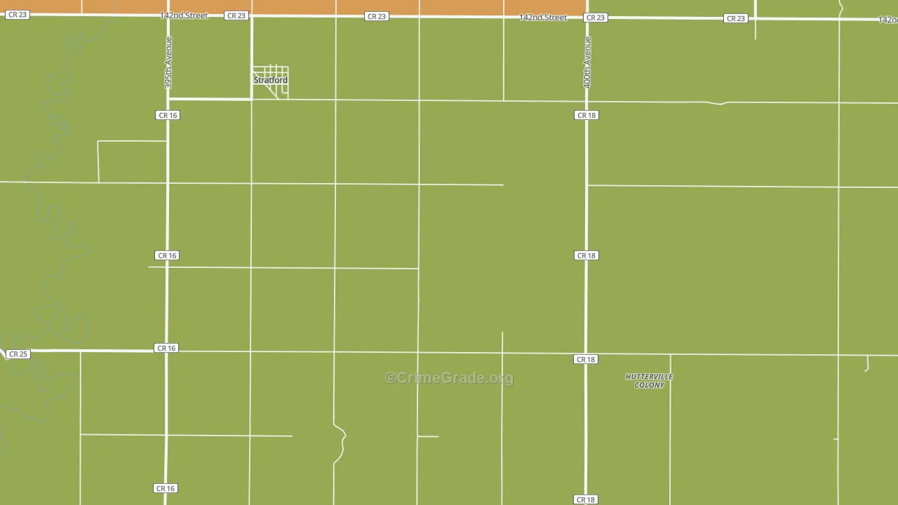 57474, SD Map of Vehicle Theft Rates