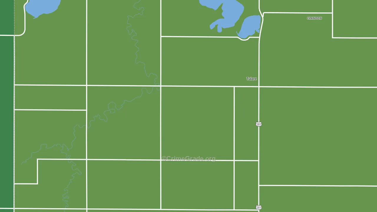 57476, SD Map of Vehicle Theft Rates