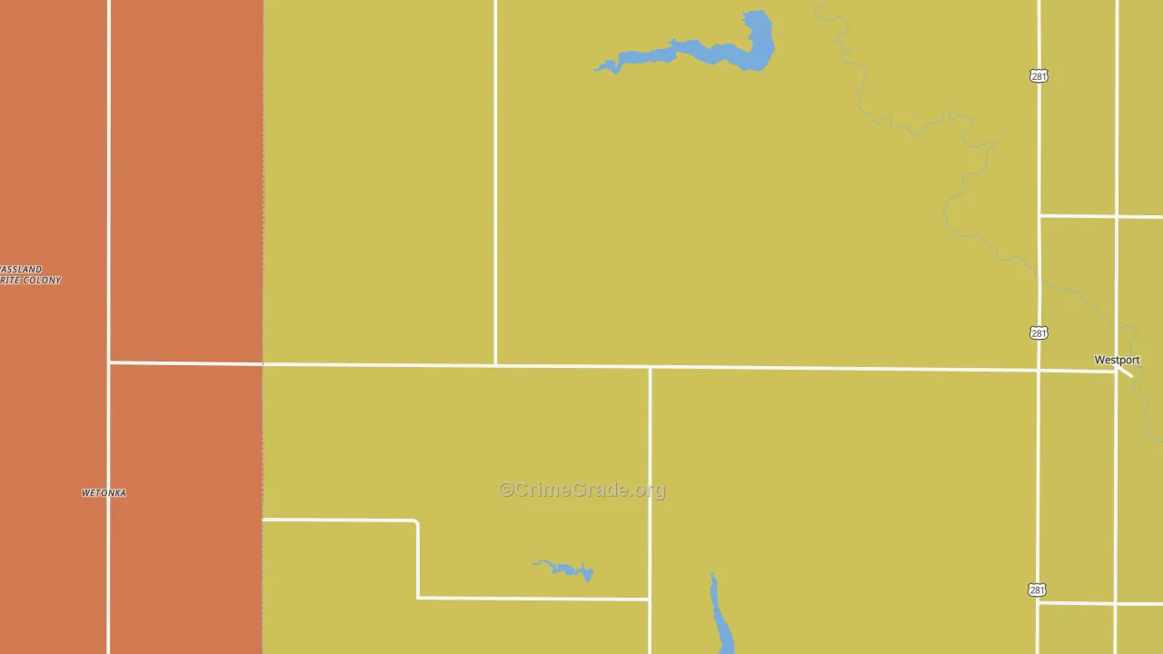 57481, SD Map of Vehicle Theft Rates