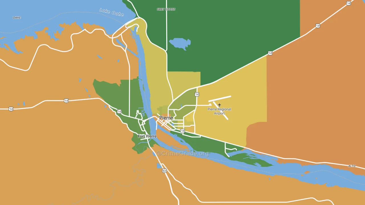 57501, SD Map of Vehicle Theft Rates