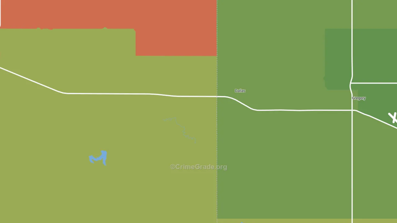 57529, SD Map of Vehicle Theft Rates