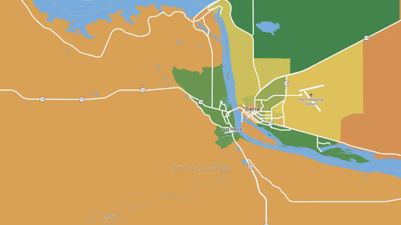 57532, SD Map of Vehicle Theft Rates
