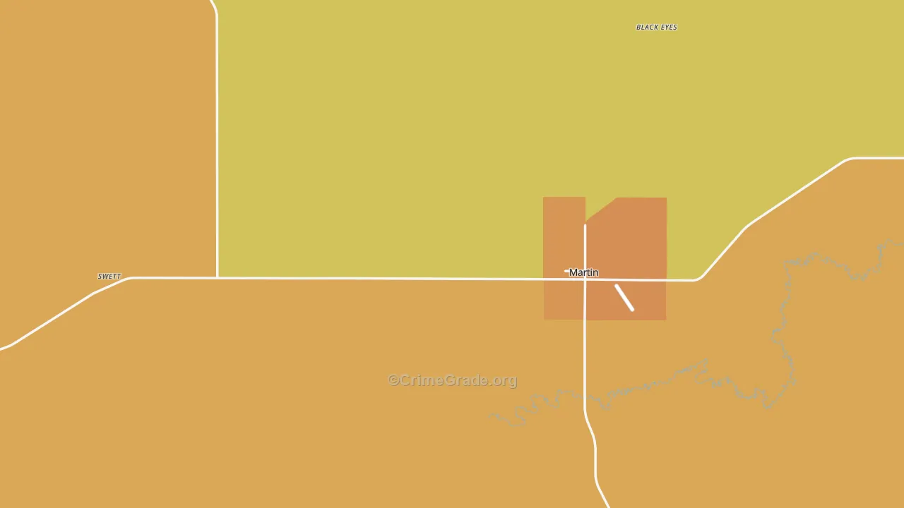 57551, SD Map of Vehicle Theft Rates