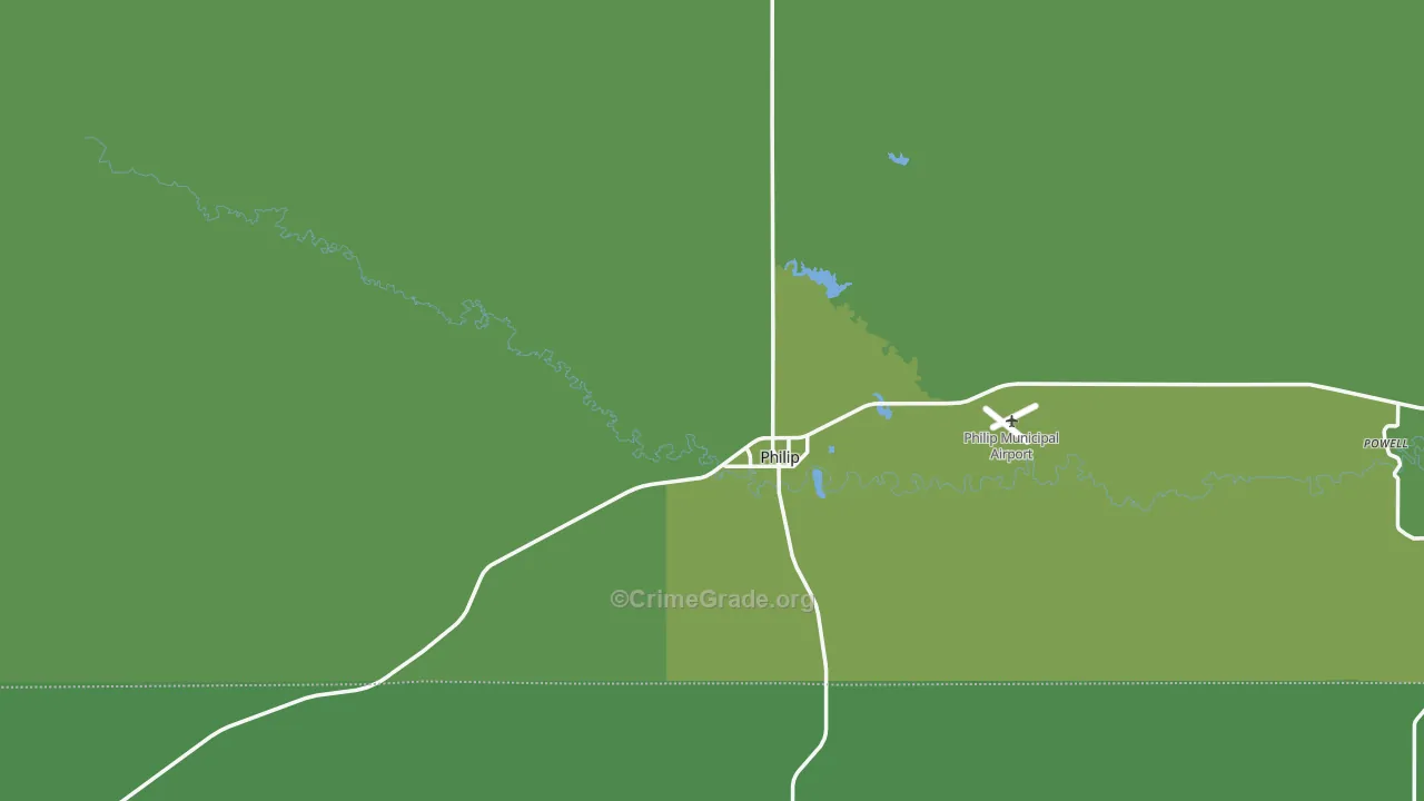 57567, SD Map of Vehicle Theft Rates