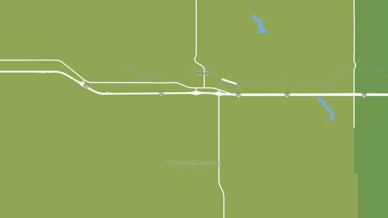 57568, SD Map of Vehicle Theft Rates