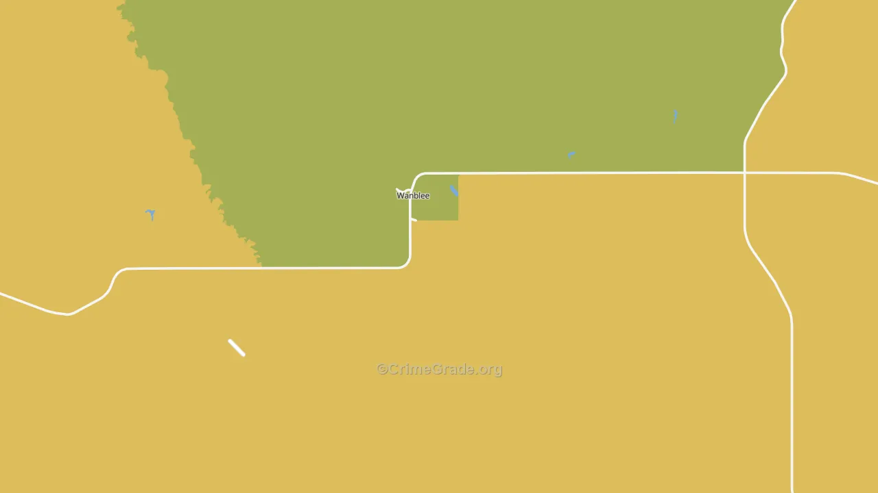 57577, SD Map of Vehicle Theft Rates