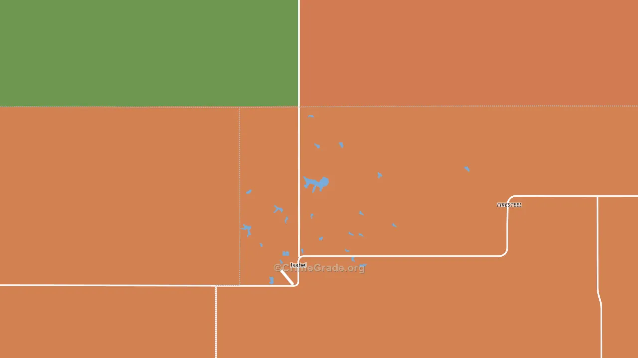 57633, SD Map of Vehicle Theft Rates
