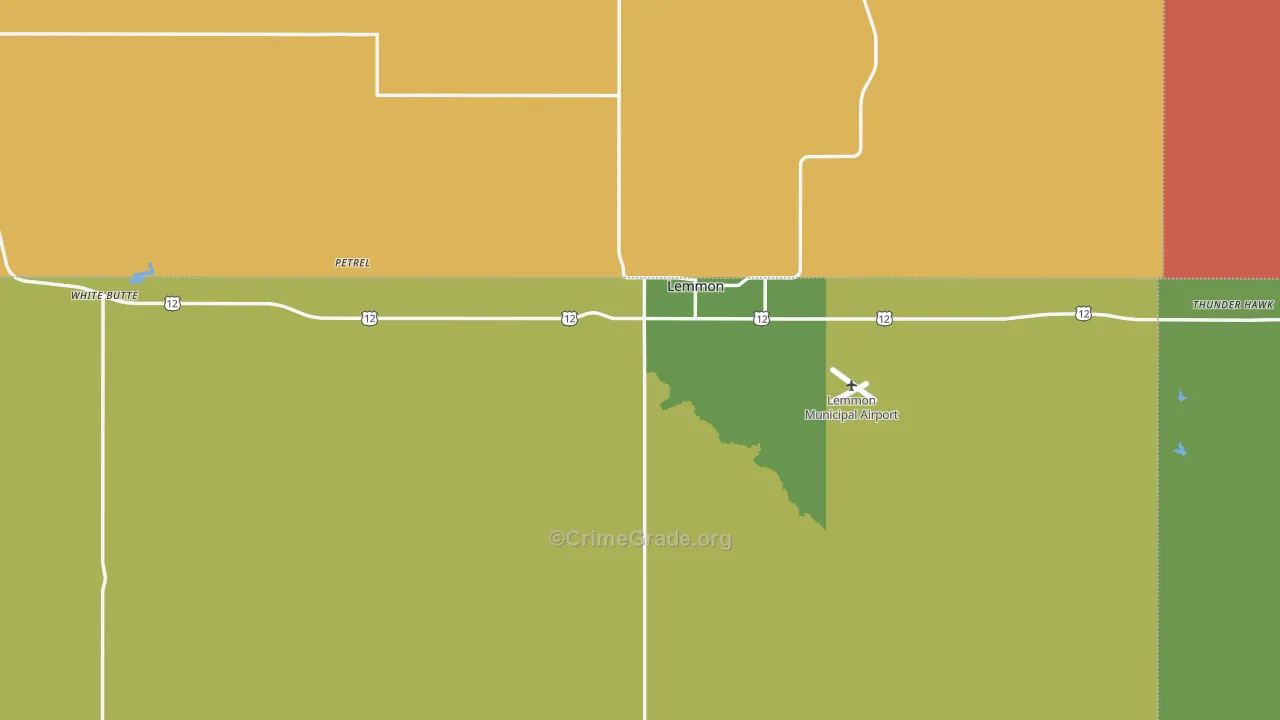 57638, SD Map of Vehicle Theft Rates