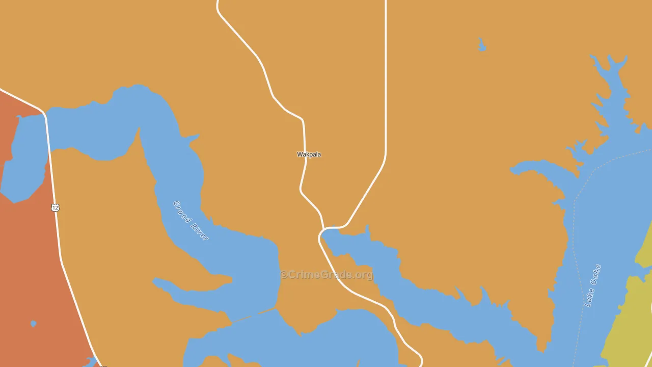 57658, SD Map of Vehicle Theft Rates