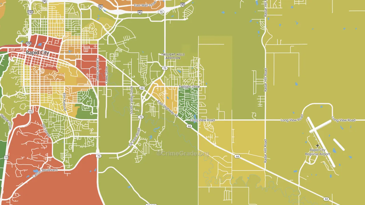 57703, SD Map of Vehicle Theft Rates