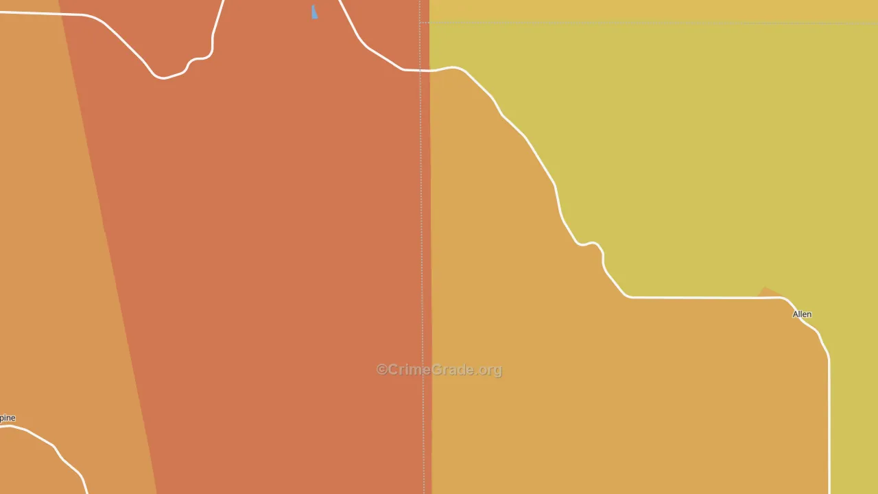 57714, SD Map of Vehicle Theft Rates